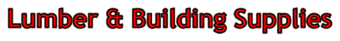 Lumber & Building Supplies