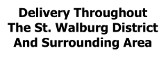 Delivery Throughout The St. Walburg District And Surrounding Area
